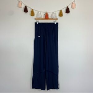 Under Armour Pre-Game Woven Navy Blue Pants Size Small